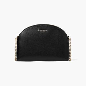 Kate Spade Spencer Double-zip Dome Crossbody BLACK